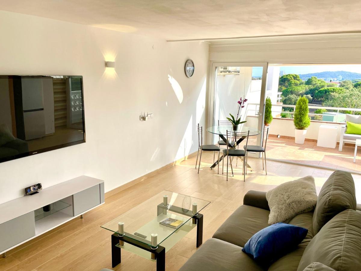 Modern Penthouse With Big Terrace Platja d'Aro Exterior foto